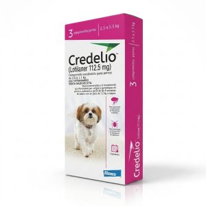 Antipulgas Credelio 112,5 Mg Perros 2.5 A 5.5 Kg 3 Tabletas