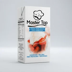 Crema Chantilly Mastertop UTH 12 Litros Caja Repostería Larga Duración Textura Perfecta Chefs Panaderos