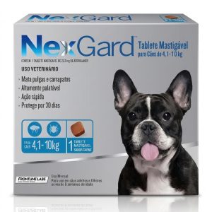 Antipulgas Nexgard Perros 4 A 10 Kg Tableta Masticable