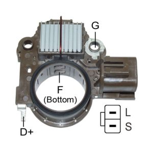 Regulador Voltaje Alternador Hyundai H100 12V ISKRO