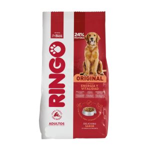Perrarina Ringo Croquetas Sabor Pollo 30kg 24 Proteína Sin Colorantes Vitalidad Perros Todas Edades