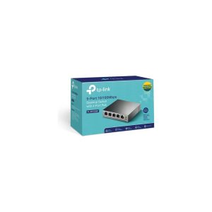 Switch de Red TpLink TL SF1005P 5 Puertos PoE 100Mbps