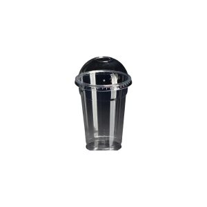 Vaso Domo Maxiplast 9 Oz 1000 Pcs Transparente Tapa