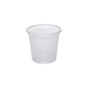 Bañera Para Bebés Transparente 16oz Con Tapa Segura
