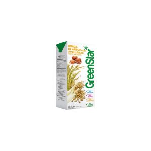Bebida de Avellanas Green Star 1 Litro Pack 12 Unidades Vegana Saludable Deliciosa y Libre de Gluten
