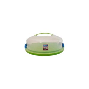 Tortera Baja Alfa 28x8 Protector Antigolpes Frescura Transporte Fácil Para Postres Deliciosos