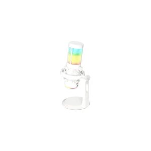 Micrófono Gamer Marvo MIC-07 Blanco USB PC RGB