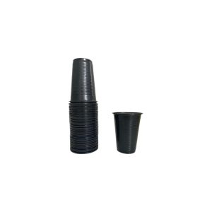 Vasos De Plástico Selva Negros 6 Oz Desechables Pack 2500 Unidades Elegantes Para Fiestas Eventos Oficinas Y Hogar