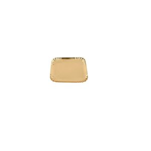 Bandeja Fandec Dorada 24x18cm Pack 25 Unidades Elegante