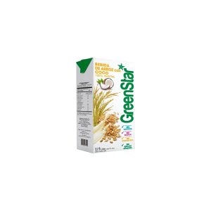 Bebida Vegetal de Arroz y Coco GreenStar 1 Litro Pack 12 Unidades Nutritiva Vegana y Deliciosa