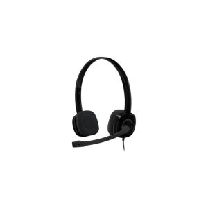 Audifonos Logitech H151 Cableado Negro Gaming y Llamadas Claras Inmersión Total