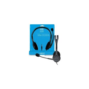 Audifonos Logitech H111 Headsets Cableados Negro Sonido Claro Gaming Videollamadas