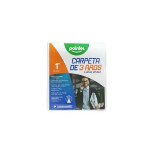 Carpeta 3 Aros Pointer 1 Pulgada Carta Organizada