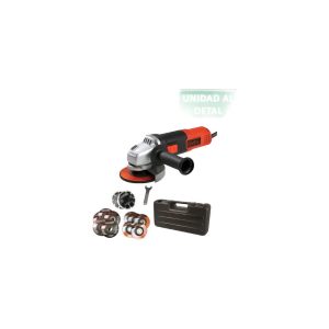 Esmeril Angular Black+Decker 820W Kit Completo G720k