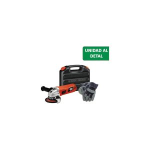 Esmeril Angular Black+Decker 820W Kit Completo