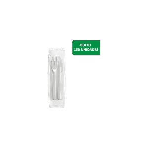 Cubiertos Desechables Set Individual 2 Pzs Sobres