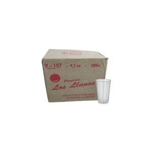 Vasos Desechables Los Llanos 280cc Pack 1000 Unidades