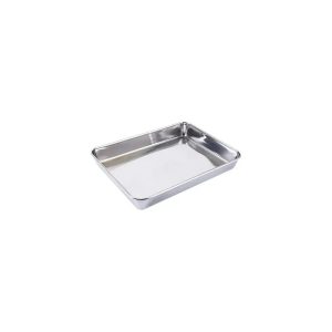 Bandeja De Acero 26x20 Cm Cocina Perfecta Duradera