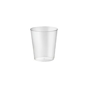 25 Vasos Desechables Darnel Shots Postres 1.5oz PET Para Eventos Duraderos Elegantes