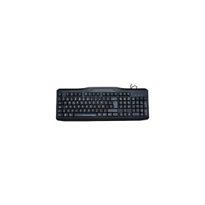 Teclado Imicro USB Español Ergonómico Negro KB US9851S