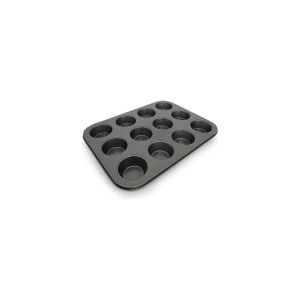 Molde de Aluminio para Ponqués 12 Cavidades 35cm