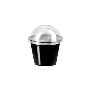 Vasos Plásticos 8 Onzas Tapa Domo 1000 Pcs Fiestas