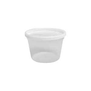 Tina Transparente 5 Oz Con Tapa 400 Unidades Alimentos