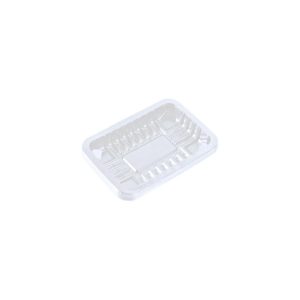 Bandeja Plastica Ecotray Blanca 14x21 cm 100 Und