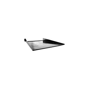 Bandeja Rack 1U 19x25 Metalnet Negra Soporte Robusto