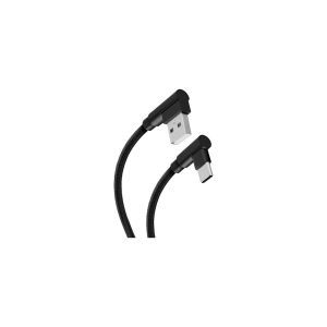 Cable USB a USB C Steren 90 Grados 1.2m Carga y Datos