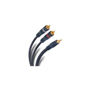 Cable de Audio 3.5mm a 2 RCA 3.6 Metros Estereo Aux