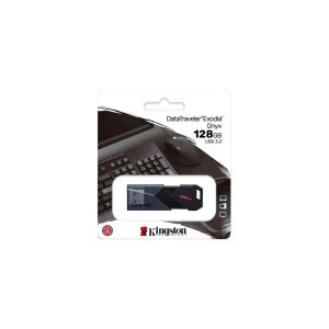 Pendrive Kingston 128GB Exodia Onyx USB 3.0 Rápido