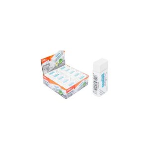 Goma De Borrar Blanca Deli Pack 30 Unidades Oficina