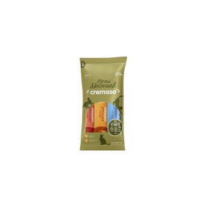 Snack Cremoso Gato Menú Natural Salmón Pescado 36x13g