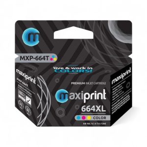 Tinta Alternativa Maxiprint 664xl Tricolor Colores