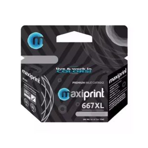 Tóner Maxiprint 667XL Negro Rendimiento Excepcional