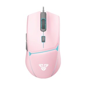Mouse Fantech Crypto Vx7 Rosado Gaming Ergonómico