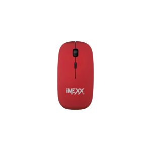 Mouse Inalambrico Ultra Slim Rojo Imexx Precision