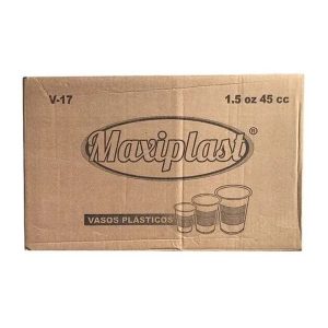Vaso Maxiplast 1.5 Oz Desechable Shots (50 Unidades)