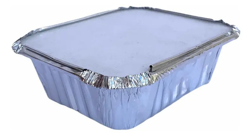 Envase Aluminio 420 ml Tapa Rectangular Bulto 500