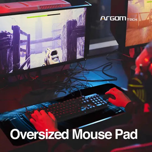 Mousepad Gamer Argon Combat Arg-ac-1227bk L Grande