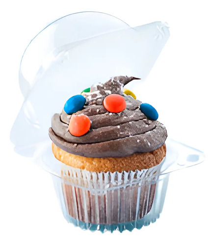 Envase para Cupcakes Individual Transparente x200