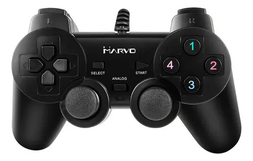 Control Marvo GT-006BK USB PC Con Vibración y Er