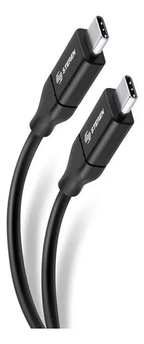 Cable USB C Steren 2 Metros Carga Rápida y Datos