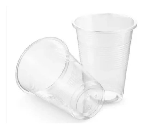 Vasos Plásticos Llanos 178ml Desechables para Fiestas