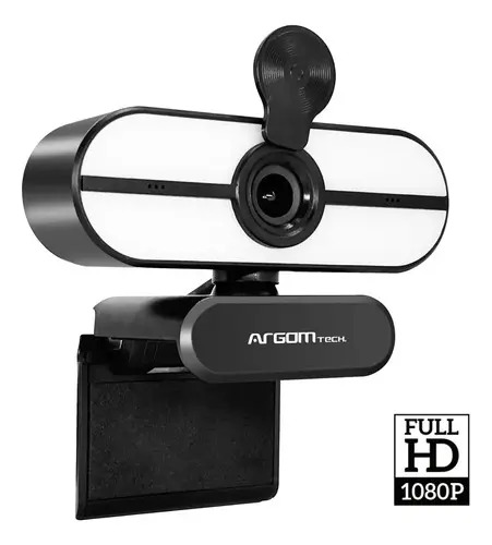 Cámara Web Argom Cam45 Full HD 1080p con Micrófono LED