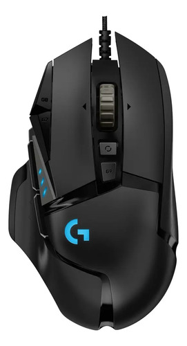 Mouse Logitech G502 Hero Gaming Negro Sensor Pro