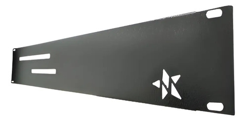 Tapa Ciega Para Rack 2U Negro Metalnet Organización