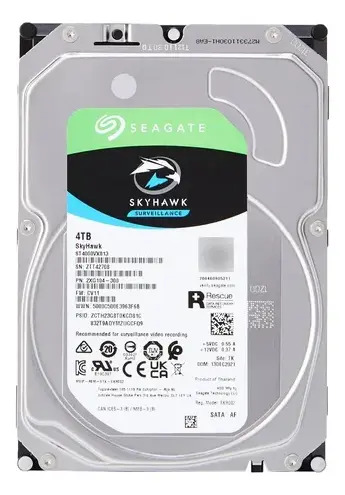 Disco Duro Seagate Skyhawk 4TB 256MB Vigilancia