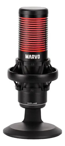 Micrófono Marvo Mic-07 BK Blast Reducción Ruido Pro